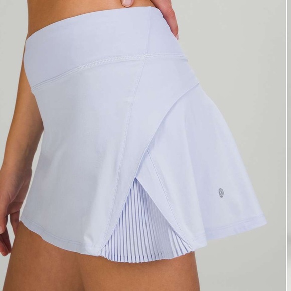 NWT Lululemon Play Off the Pleats Mid-Rise Skirt Pastel Blue Size 4 - Picture 9 of 11
